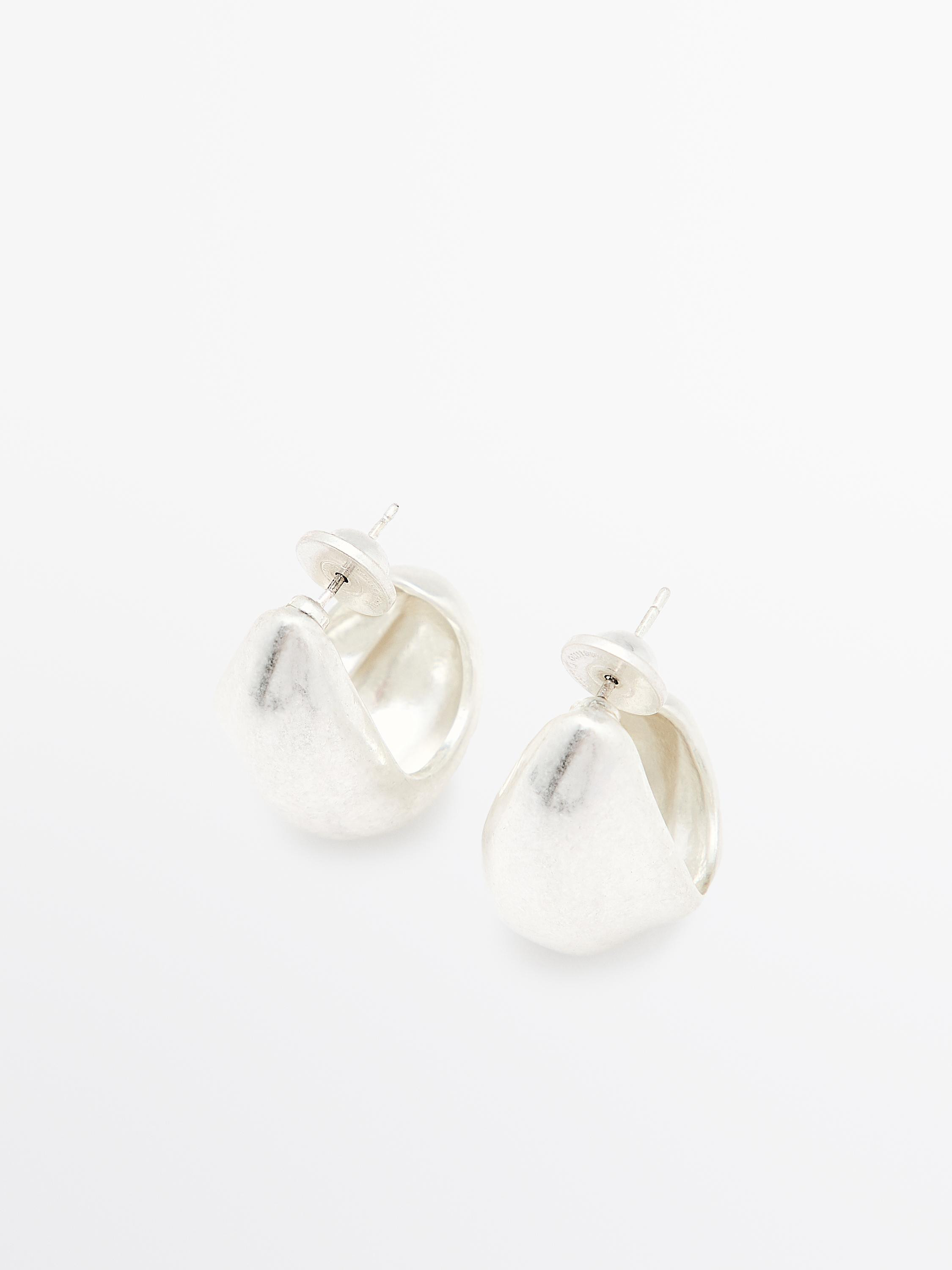 Boucles d’oreilles noisette | Massimo Dutti FR