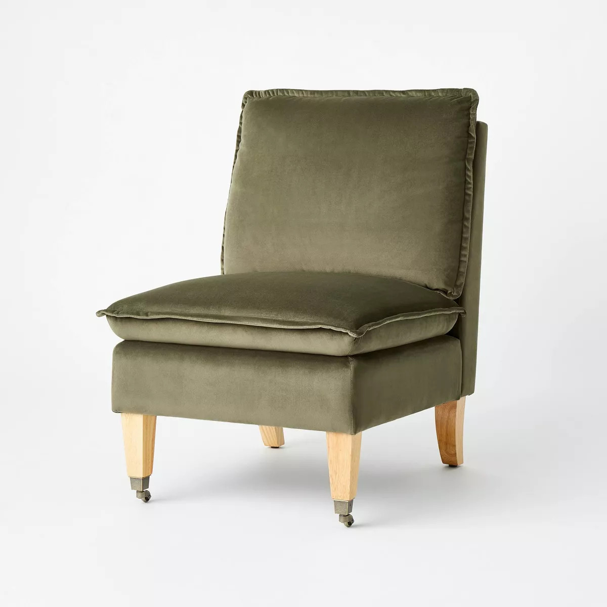 Talbert Pillow Top Slipper Chair with Casters - Threshold™ designed with Studio McGee | Target