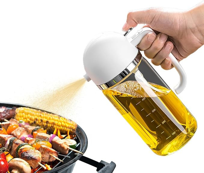 CXINYI 17oz Olive Oil Dispenser - 2 in 1 Oil Dispenser and Oil Sprayer - 500ml Oil Bottle with Po... | Amazon (US)