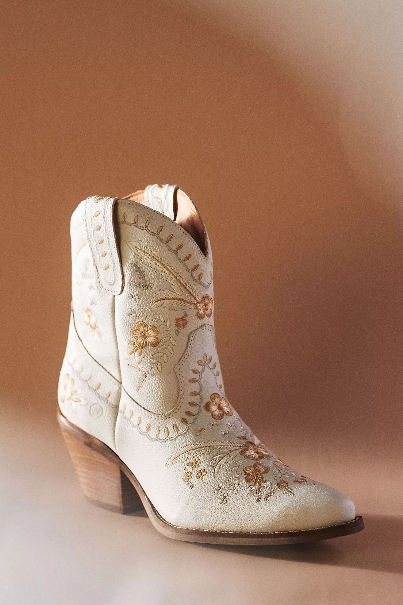 Dingo 1969 Primrose Leather Booties | Anthropologie (US)