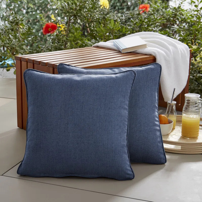 Sunbrella® Indoor/Outdoor Reversible Throw Pillow | Wayfair North America
