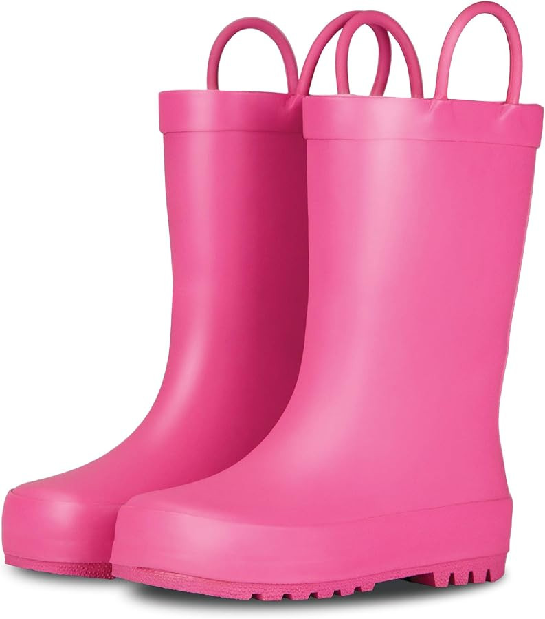 Lone Cone Elementary Collection - Premium Natural Rubber Rain Boots with Matte Finish for Toddler... | Amazon (US)