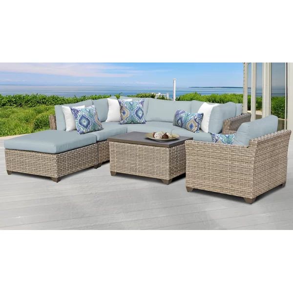 Rochford 7 Piece Sectional Seating Group with Cushions | Wayfair North America