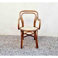 Mid Century Modern Bamboo Chair/Vintage Rattan Boho Furniture Dining Wicker Style Italy 1970S /'70S | Etsy (US)