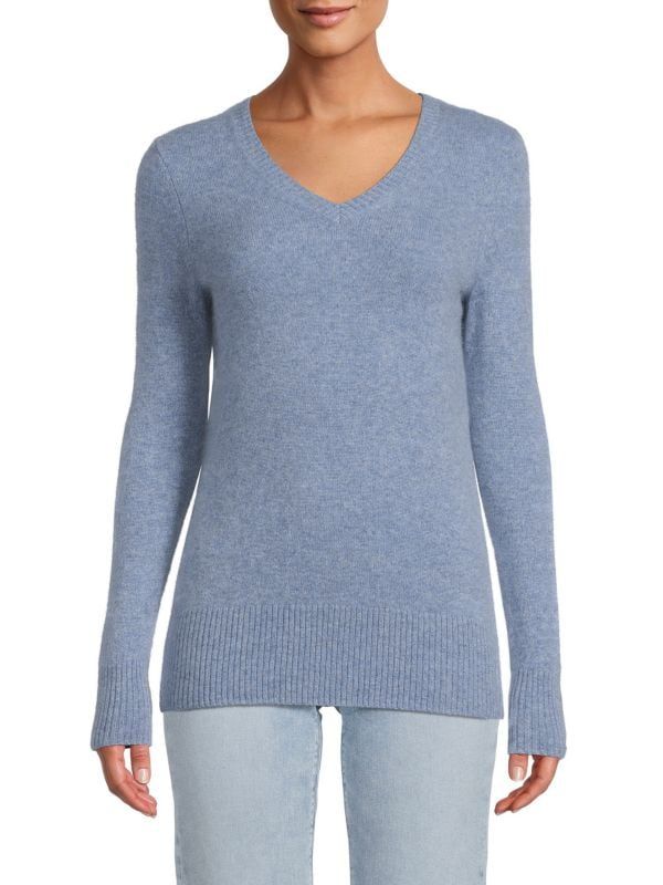V Neck Cashmere Sweater | Saks Fifth Avenue OFF 5TH