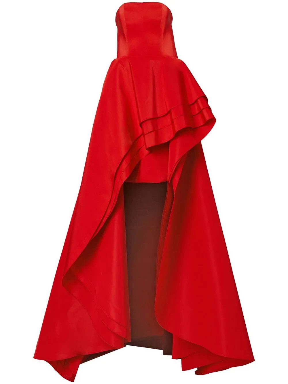 ruffled strapless gown | Farfetch Global