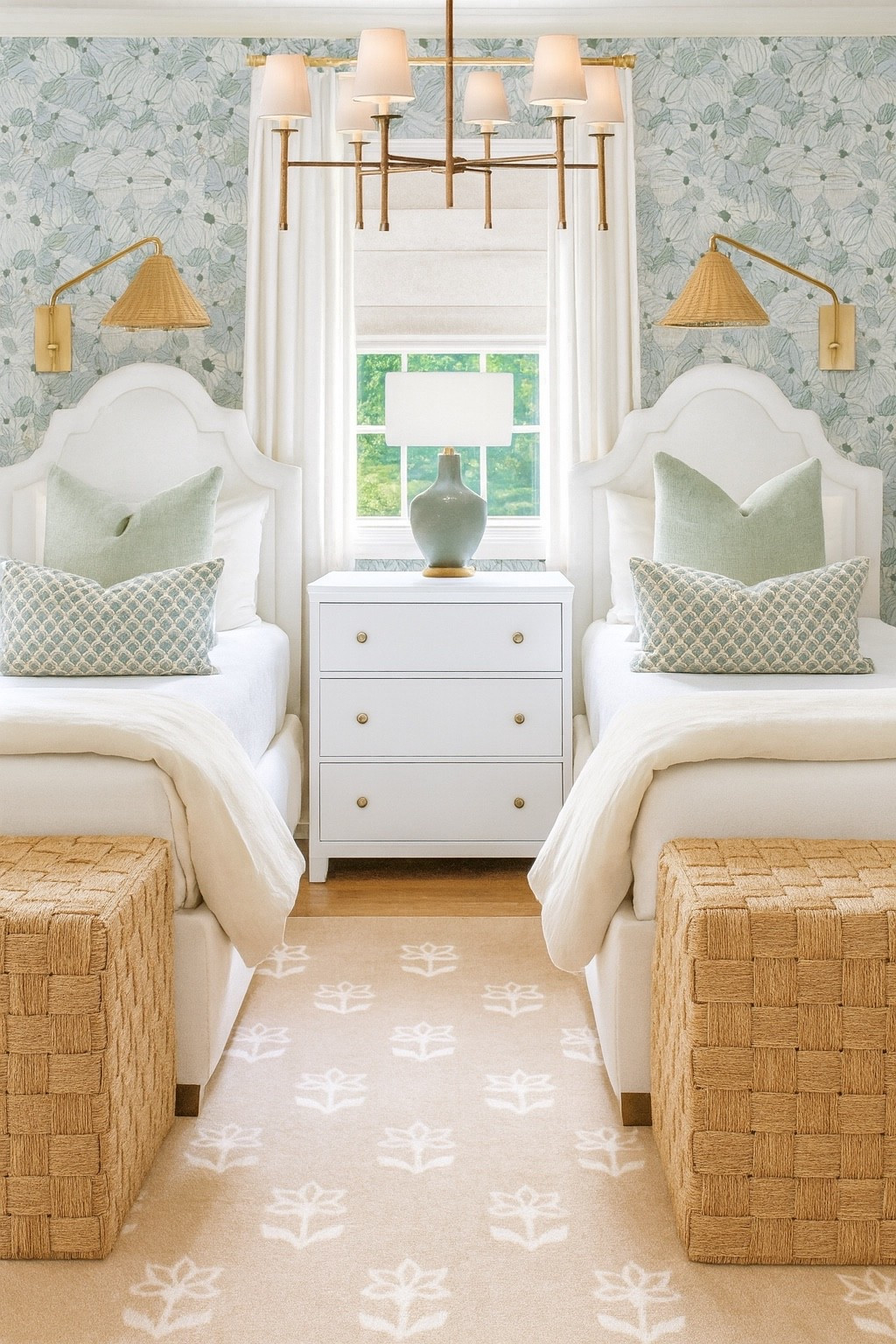 Guest room, kids room or vacation rental - you decide ! 

#homedecor #bedroom #wallpaper #bed #lamp #decor

#LTKHome #LTKKids #LTKSaleAlert