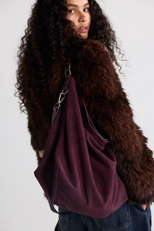 Suzie Suede Slouchy Tote Bag | Free People (Global - UK&FR Excluded)