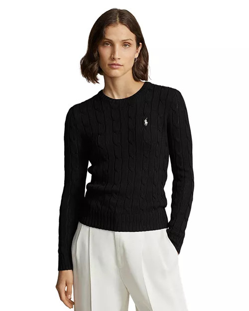Cotton Cable Knit Sweater | Bloomingdale's (US)
