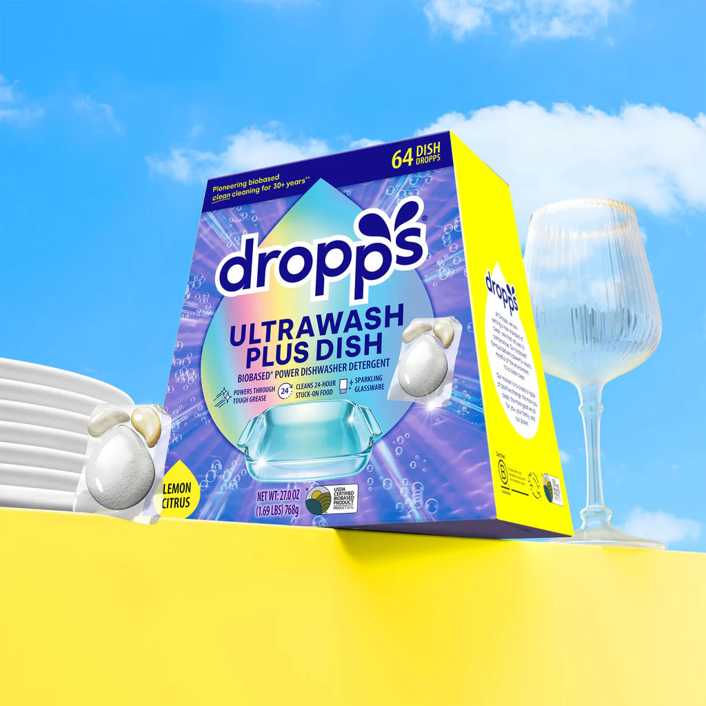 UltraWash Plus Biobased Power Dishwasher Detergent Pods, Lemon Citrus | Dropps