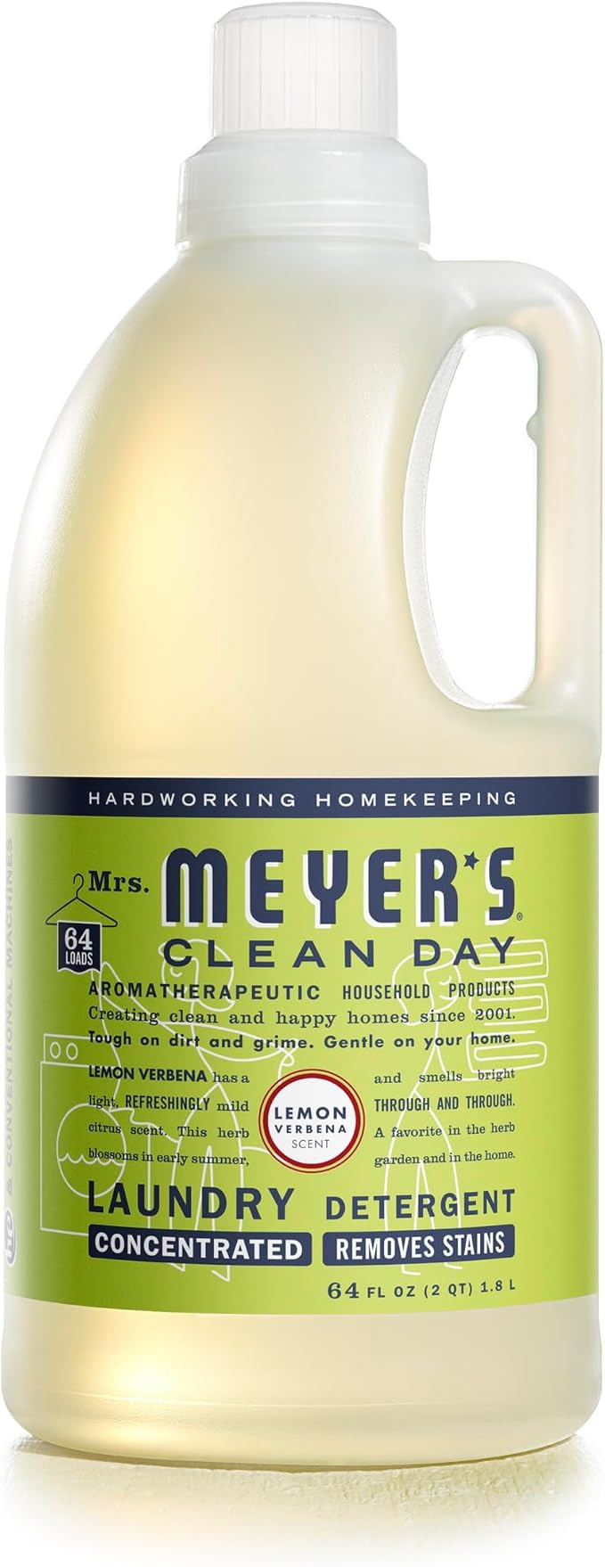 MRS. MEYER'S CLEAN DAY Liquid Laundry Detergent, Biodegradable Formula Infused with Essential Oil... | Amazon (US)