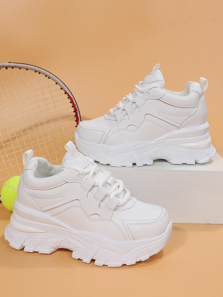 Lace-up Front Wedge Sneakers | SHEIN