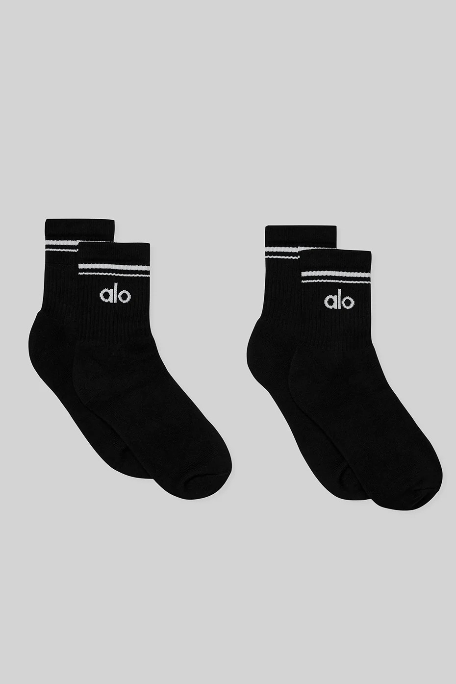 Unisex Half-Crew Throwback Sock (2 Pack) | Alo Yoga (US)