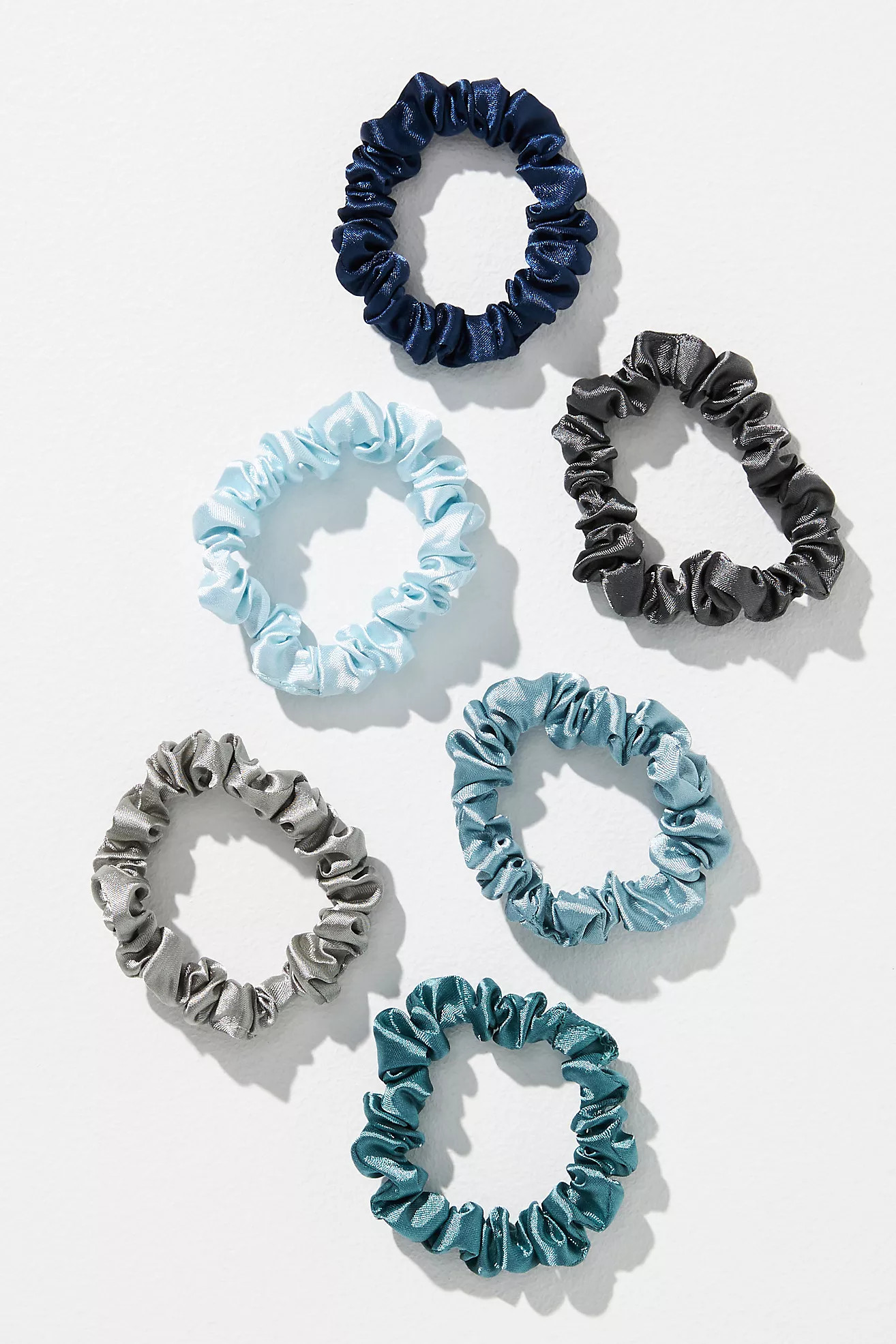 Satin Hair Ties, Set of 6 | Anthropologie (US)