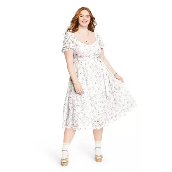 Women's Clementine Eyelet Dress - LoveShackFancy for Target (Regular & Plus) Ivory | Target