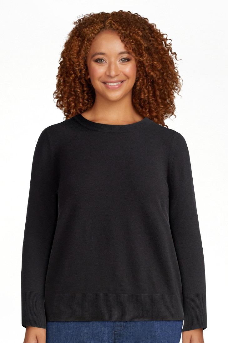 Free Assembly Women's and Women's Plus Cozy Yarn Crewneck Sweater with Long Sleeves. Lightweight,... | Walmart (US)