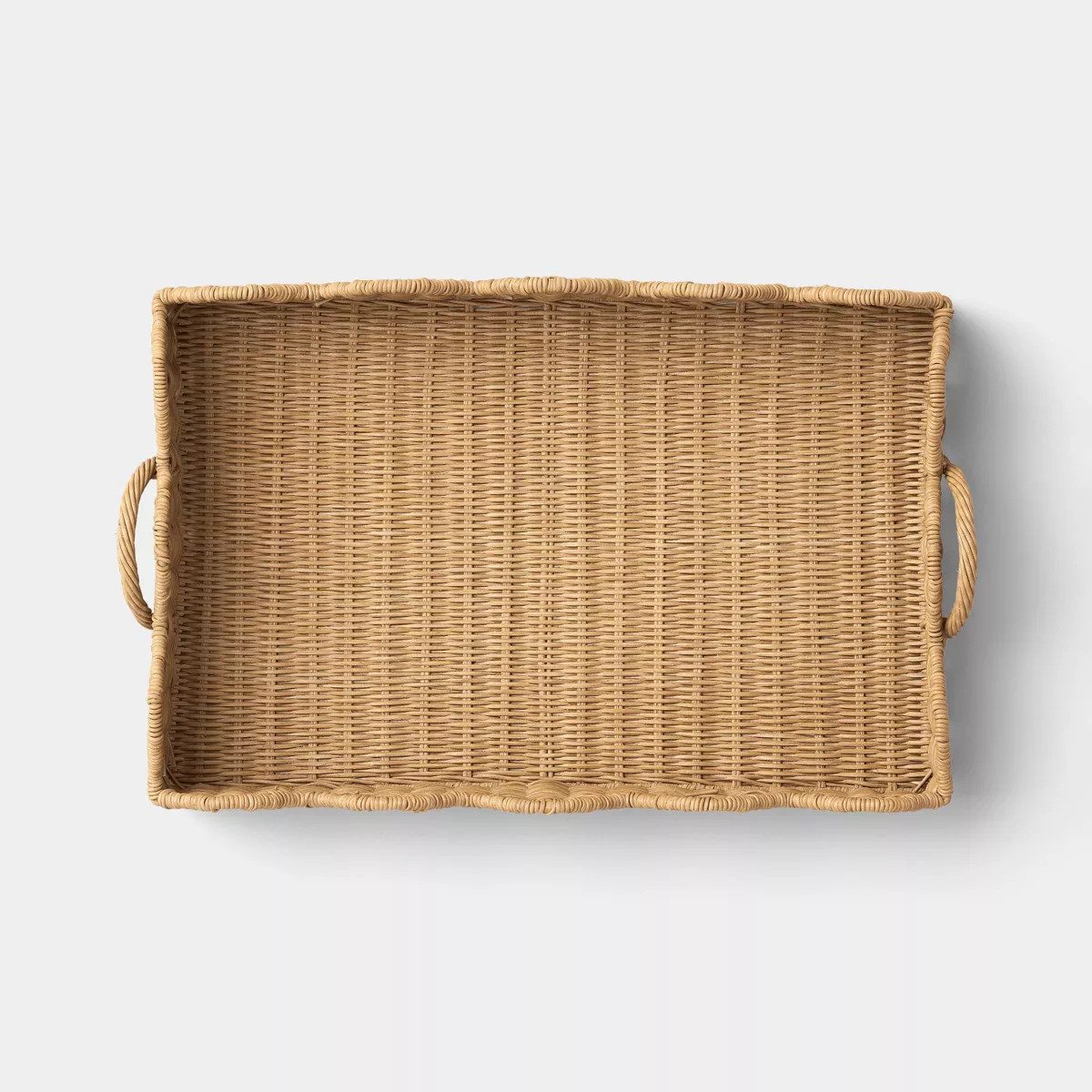 Scallop Edge Woven Tray - Threshold™ | Target