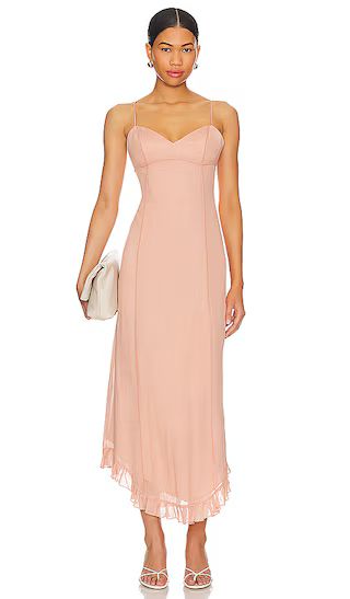 Khalani Maxi Dress in Dusty Mauve | Revolve Clothing (Global)