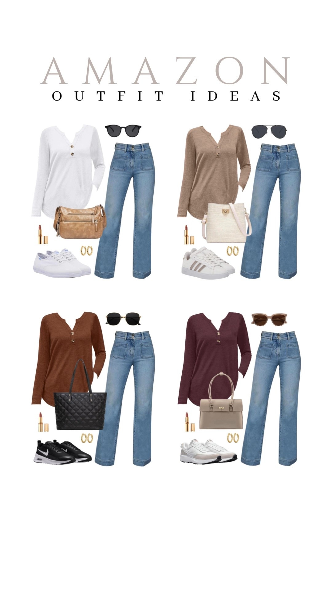 Pair these sweaters with these denim jeans, neutral sneakers and cute handbag!
fall makeup, nike shoes, adidas sneakers, stylish sunglasses, outfit idea, viral style, casual outfit idea, running errands, fall style, comfy shoes, trendy look, capsule wardrobe, amazon finds, affordable style, fall outfit idea

#LTKSeasonal #LTKStyleTip #LTKU