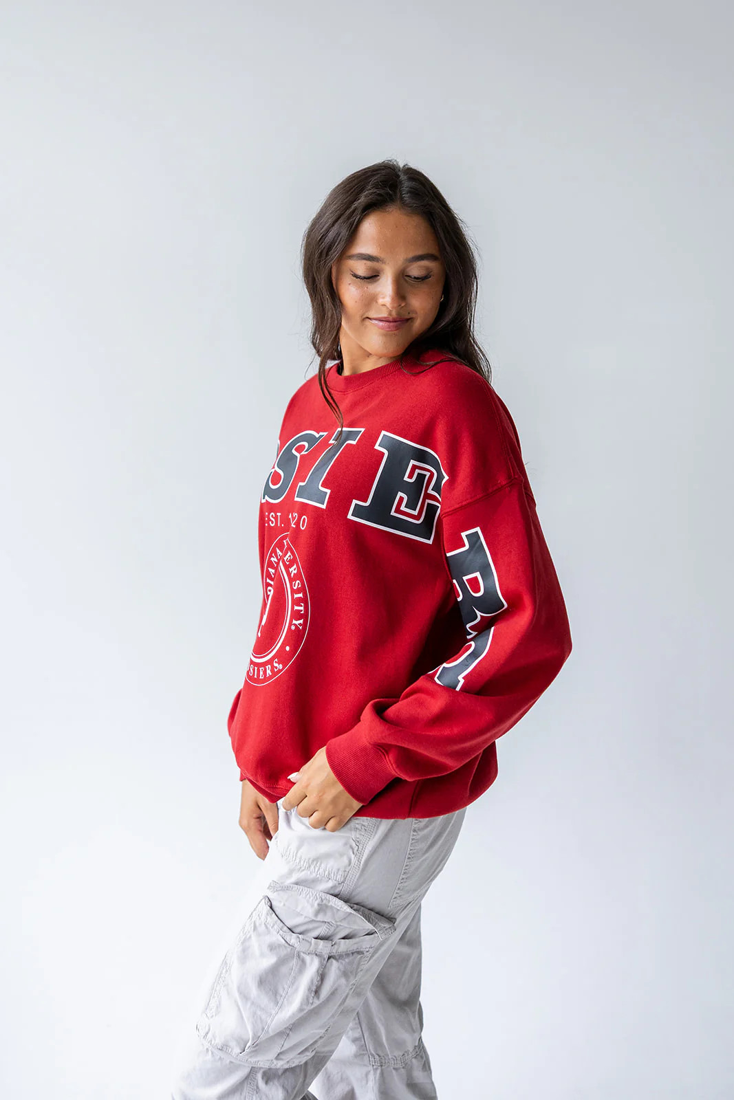 Indiana Philly Split Lantern Sleeve Crew | Gameday Social