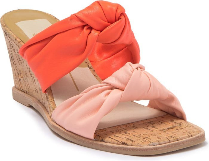 Naji Knotted Cork Wedge Mule | Nordstrom Rack