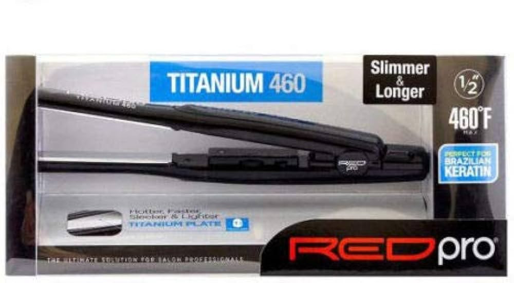 RED by KISS Pro Titanium Flat Iron 1/2 inch FIP050U | Amazon (US)