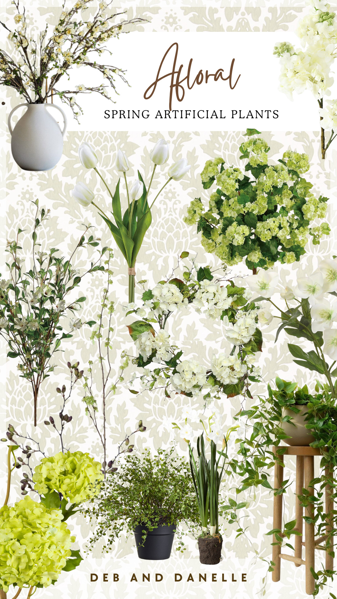 I love Afloral's faux floral options. Here are some of their trending options for Spring, including a lot of neutral white and green options to help brighten up the space.  

 #LTKSeasonal #LTKHome