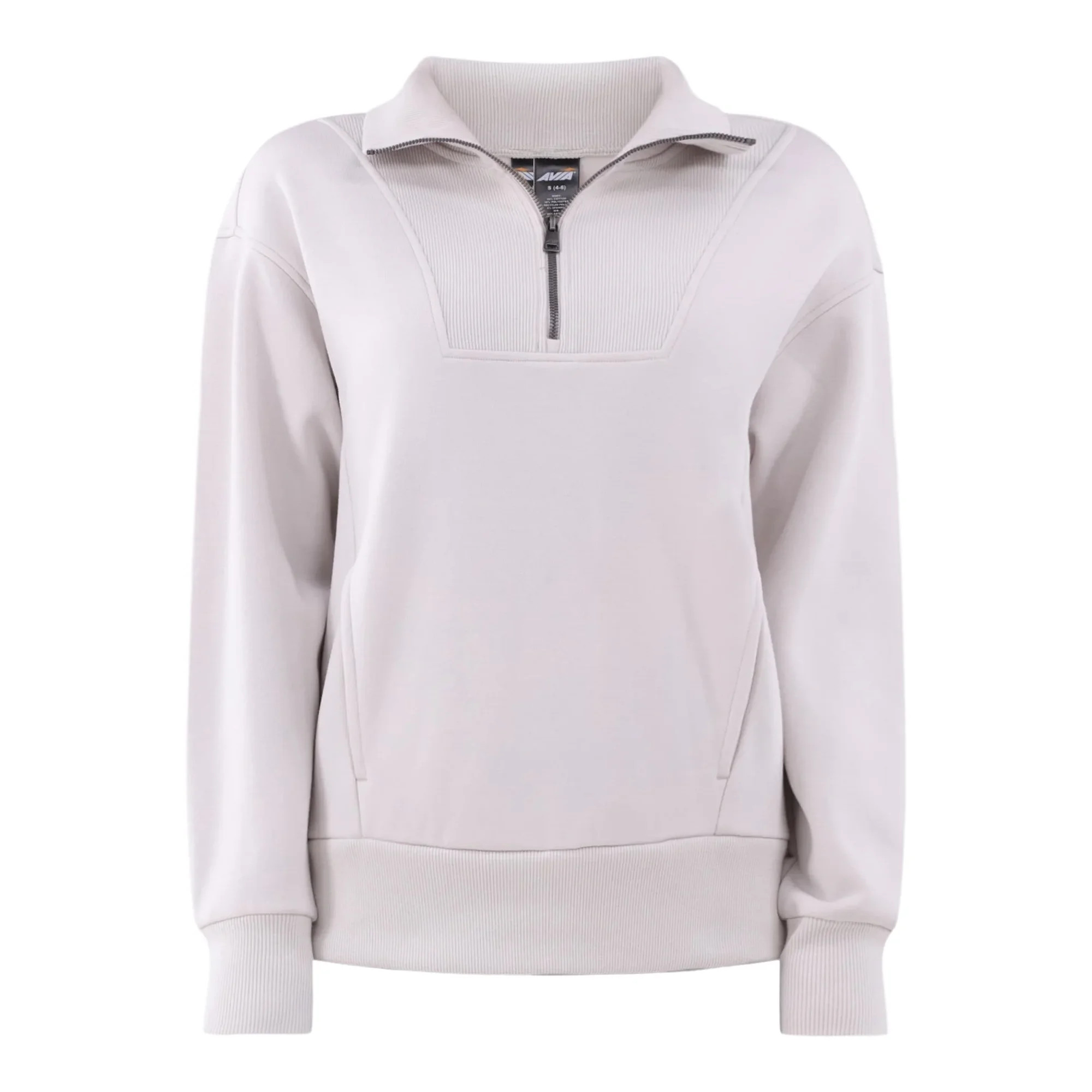 Avia Women's and Women's Plus Fleece-Lined Quarter-Zip Pullover, Sizes XS-4X | Walmart (US)