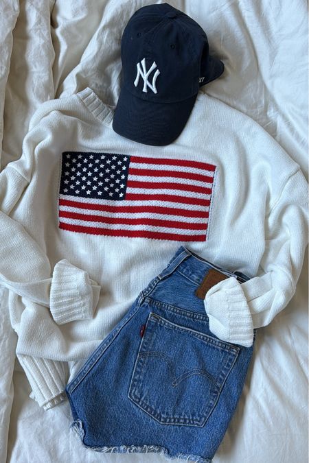 Flag sweaters- my exact one is from Target and I got a medium! So cute for July 4th! Happy national flag day!

#LTKStyleTip
