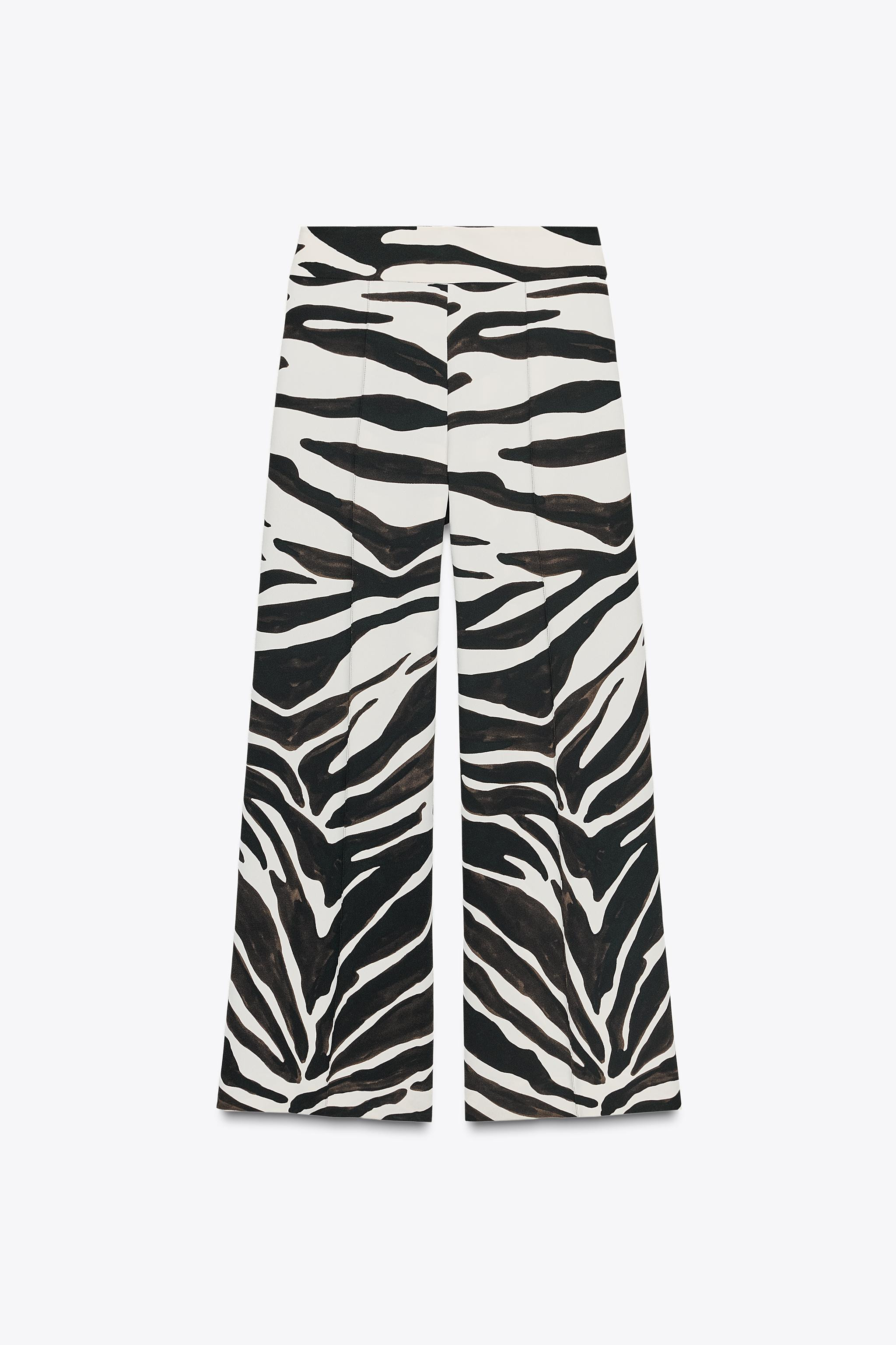 ANIMAL PRINT PANTS ZW COLLECTION | Zara US