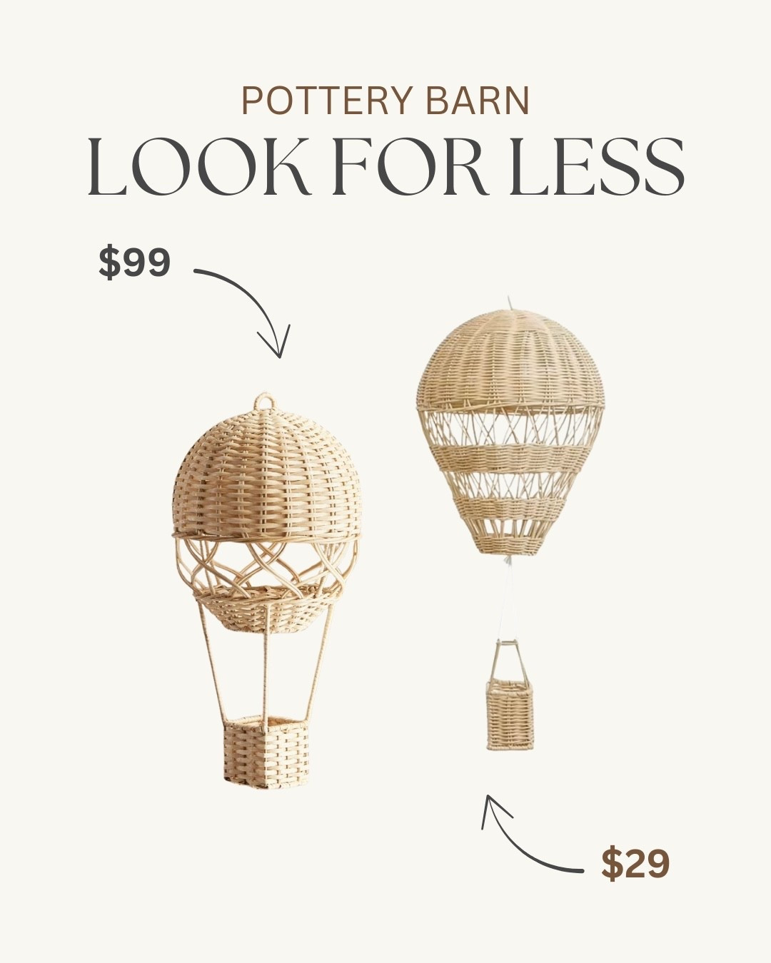 Nursery decor | pottery barn dupe | Walmart find | nursery inspo | toddler room | hot air balloon | rattan | neutral

#LTKHome #LTKKids #LTKBaby