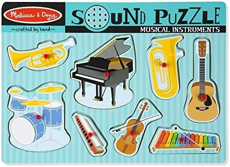 Melissa & Doug Musical Instruments Sound Puzzle | Amazon (US)