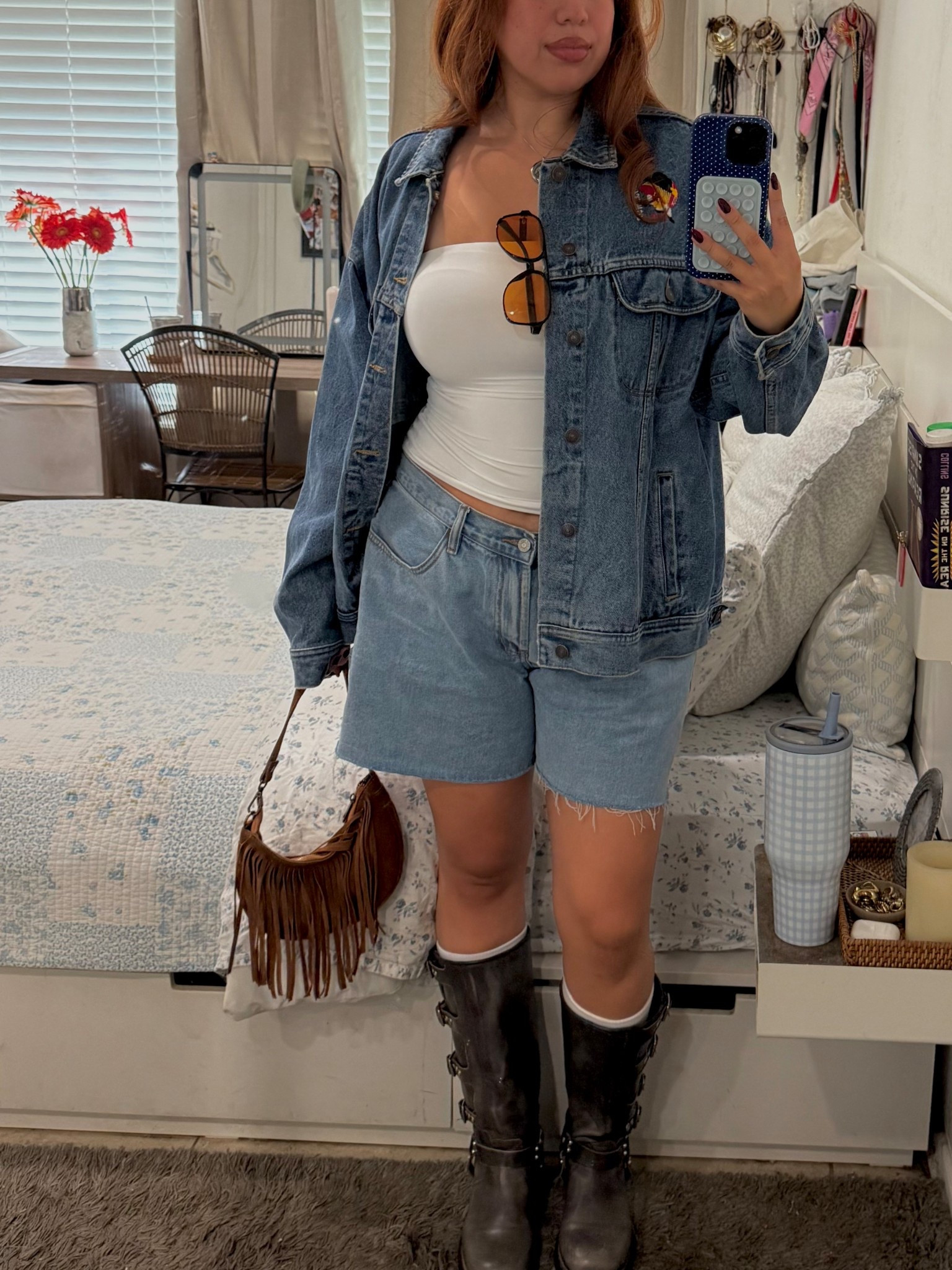 Jacket is stolen from my brothers closet and he bought it at a thrift store 😭

#LTKStyleTip #LTKSaleAlert #LTKFindsUnder100