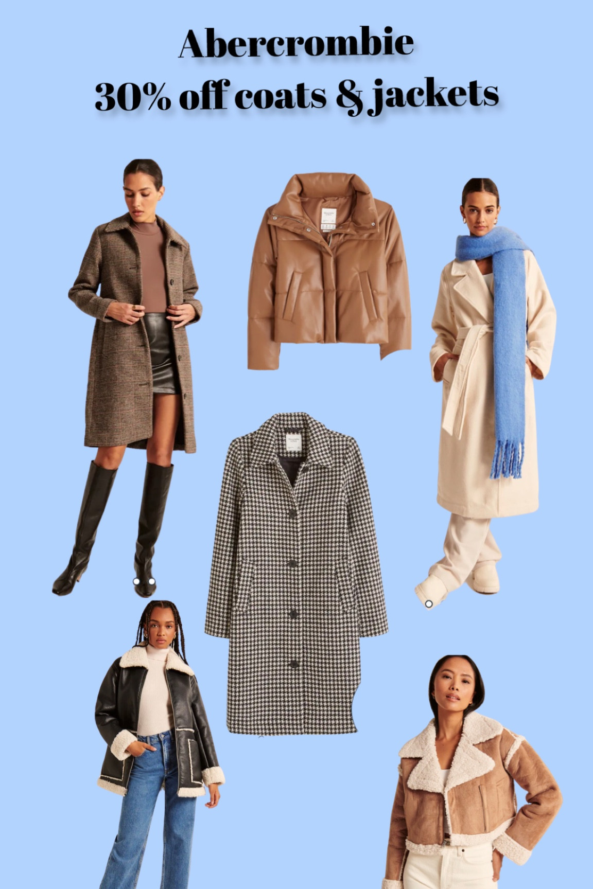 Abercrombie is having a huge sale!! 30% off coats & jackets- I wear a size small 

#LTKunder50 #LTKCyberweek #LTKunder100