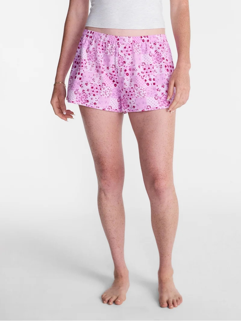 No Boundaries Sleep Boxer Shorts, Women's XS-XXL | Walmart (US)
