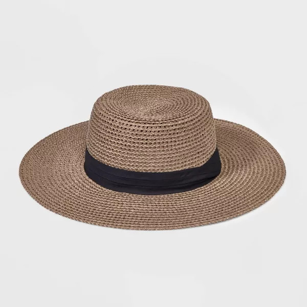 Floppy Straw Boater Hat - A New Day™ | Target