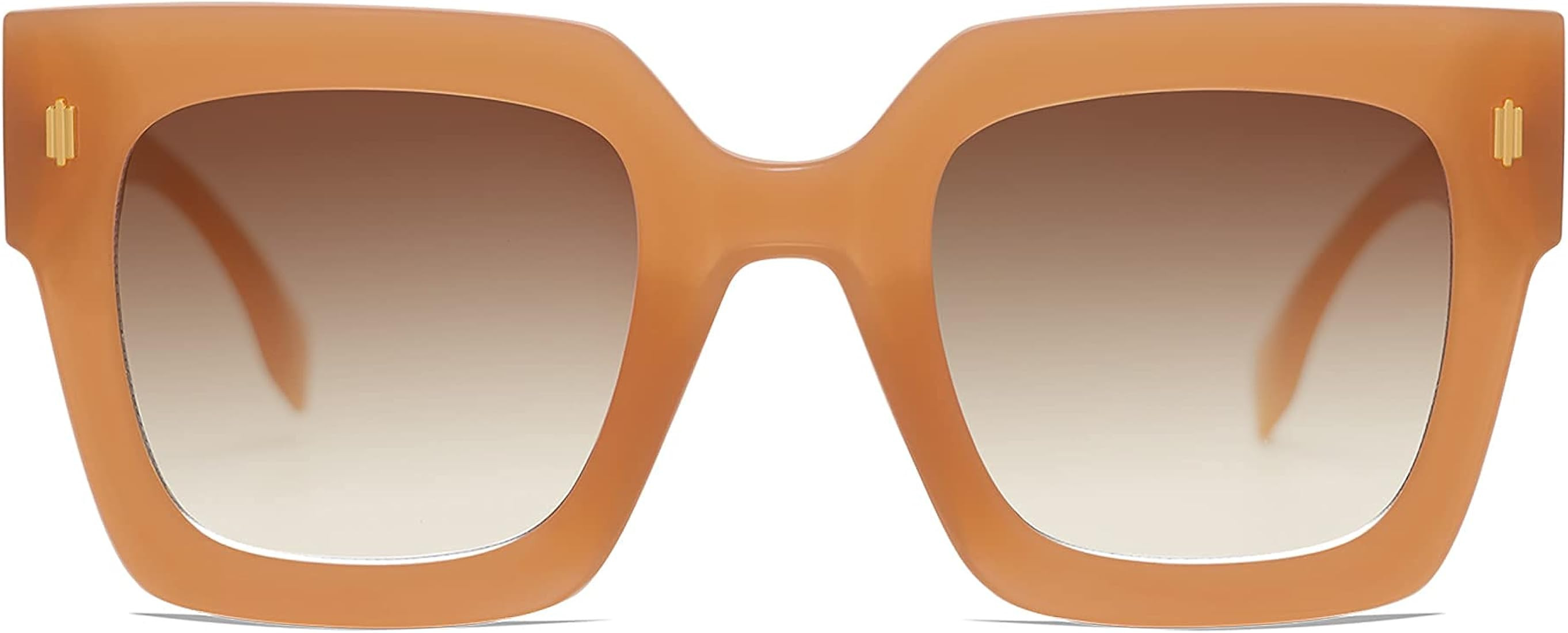 SOJOS Vintage Oversized Square Sunglasses for Women,Retro Womens Luxury Big Sun Glasses UV400 Pro... | Amazon (US)