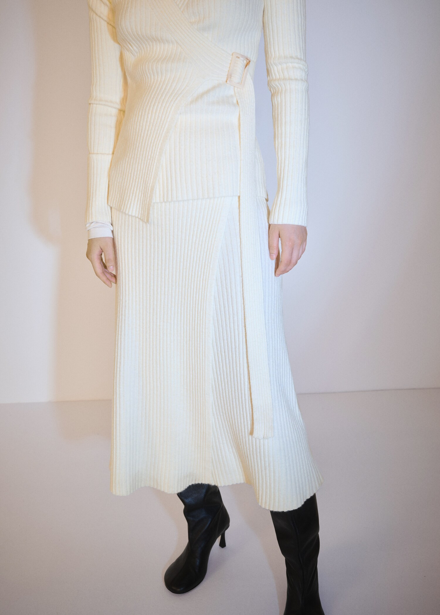 Knit wrap skirt - Women | MANGO USA | Mango (US/MX/AU)