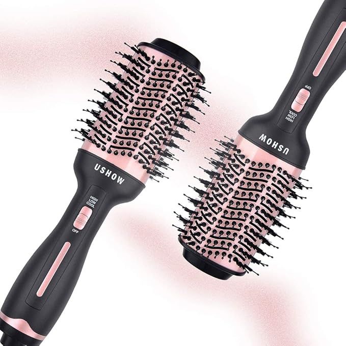 USHOW Hair Dryer Brush, Hair Dryer Styler & Volumizer Hot Air Brush, Multifunctional Negative Ion... | Amazon (US)