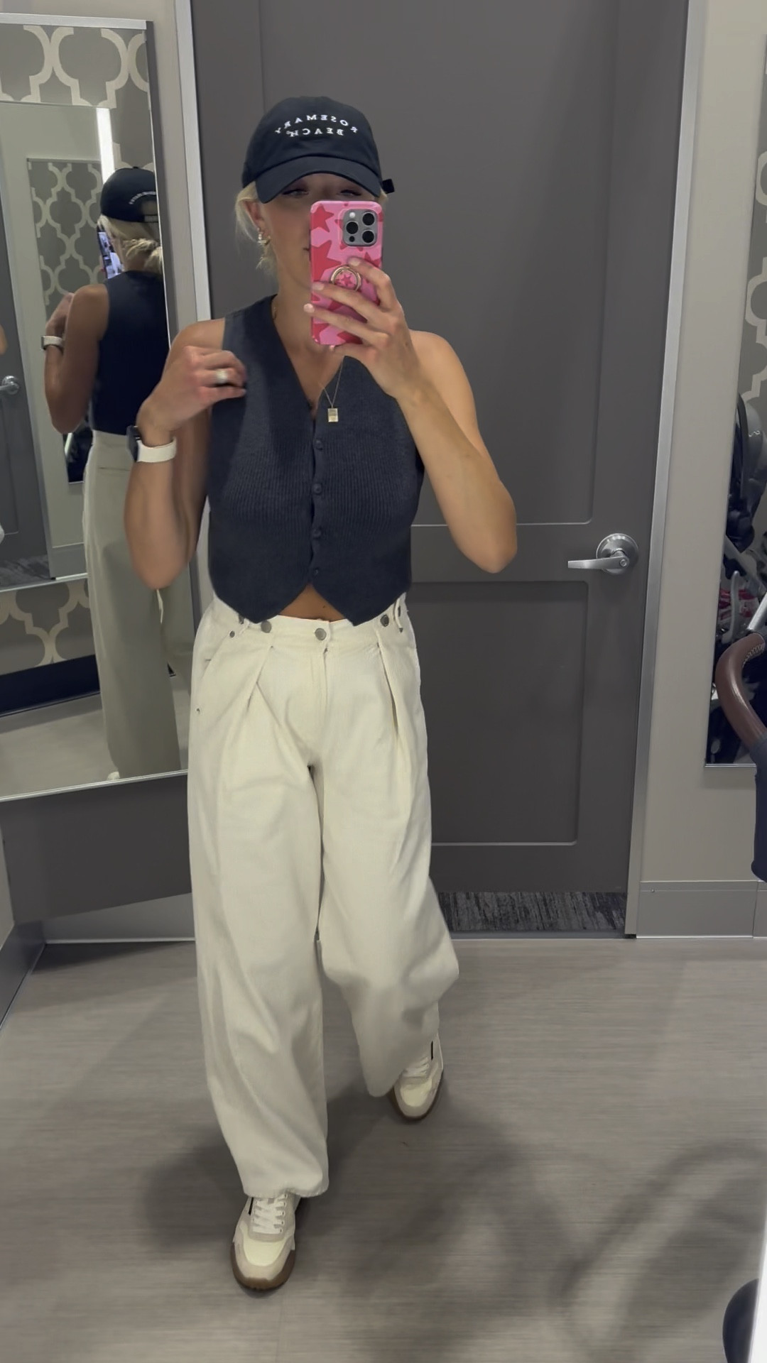 Teacher Outfits or cool mom vibes, this Target look is sure to have you ready for anything. I love how transitional this outfit is and is so cute for those warmer fall months. Wearing a size 4 in the pants and a medium in the vest. To make it teacher appropriate, throw on a little tank under the vest or tuck it in if you do not have a long torso like me. 

#LTKBacktoSchool #LTKStyleTip #LTKSummerSales