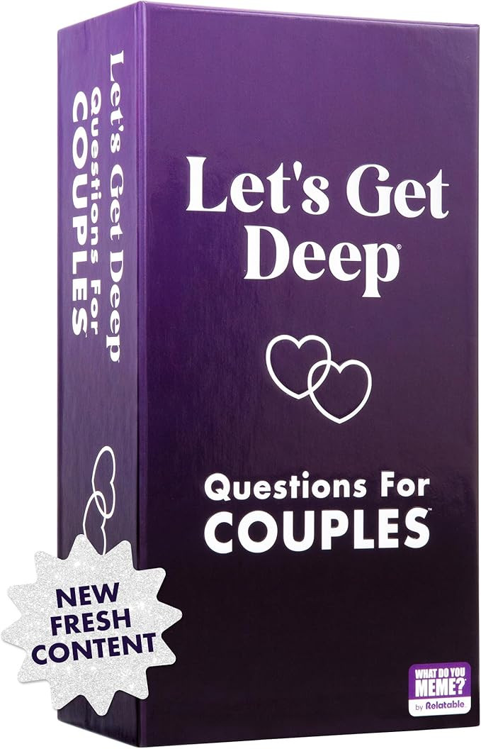 WHAT DO YOU MEME? Let's Get Deep - Conversation Cards for Couples, Love Language Card Game | Amazon (US)