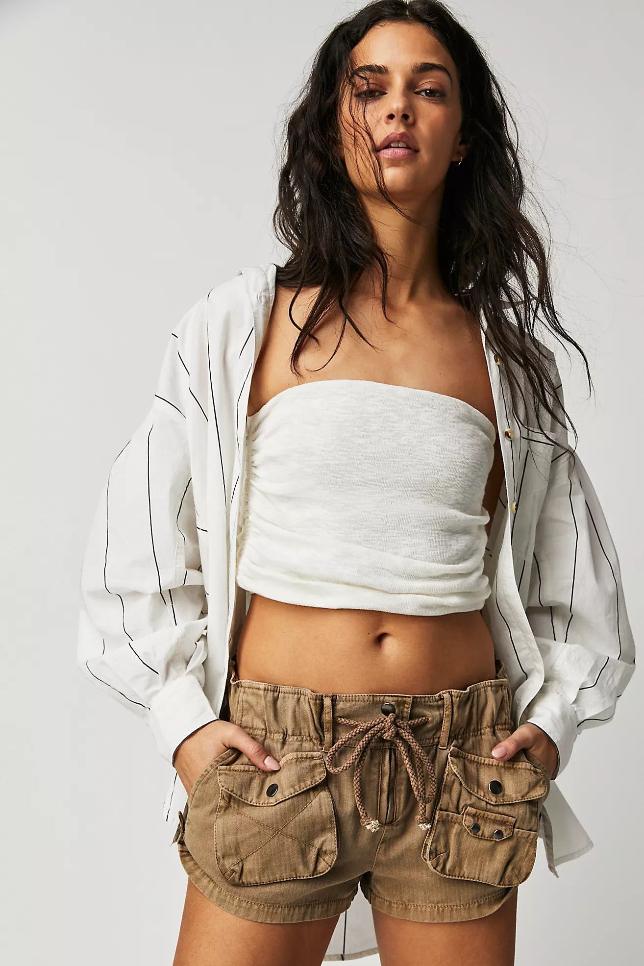 Waimea Slouchy Solid Shorts | Free People (Global - UK&FR Excluded)