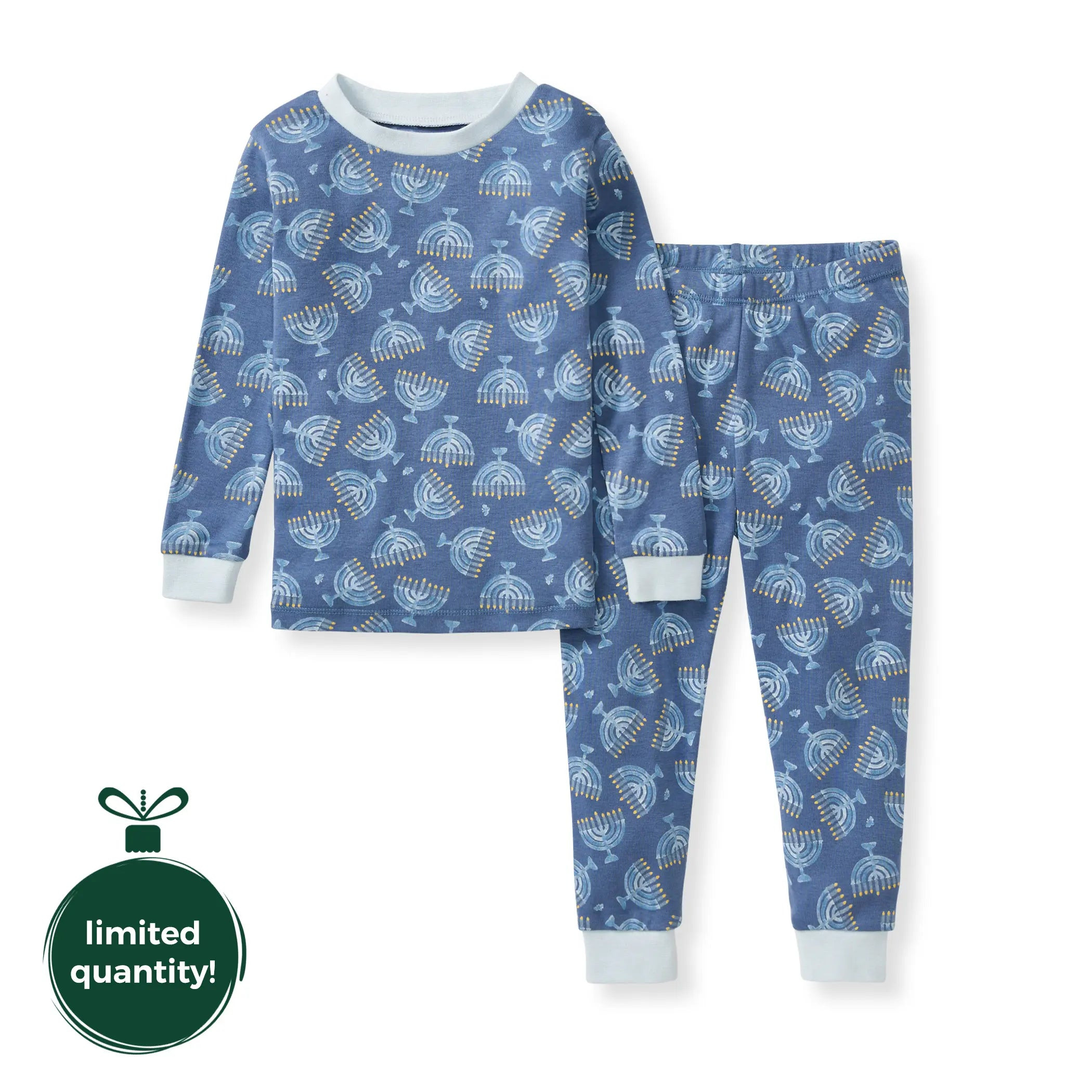 Menorah Matching Family Two-Piece Pajamas | Burts Bees Baby