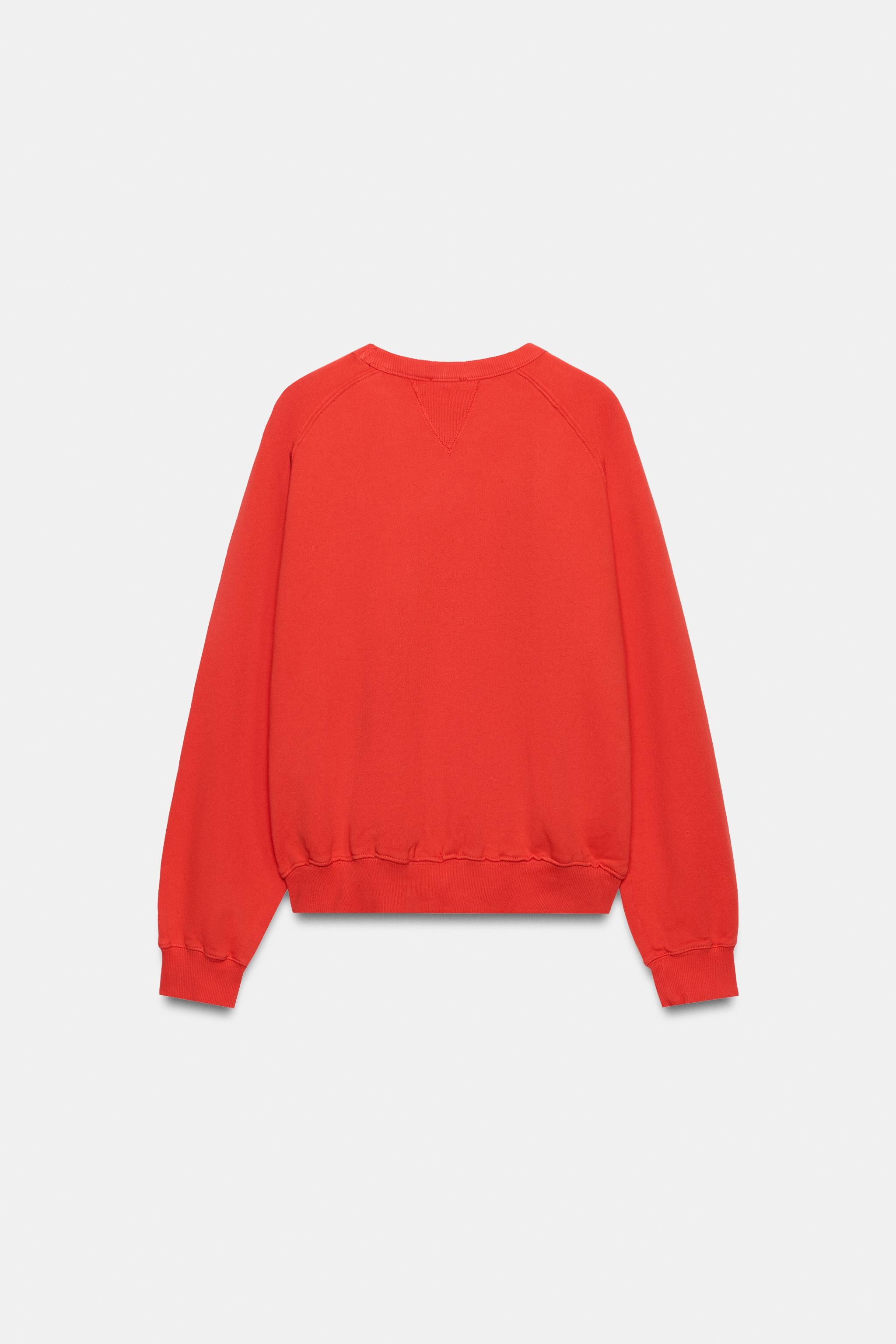 FADED-EFFECT SWEATSHIRT | Zara UK