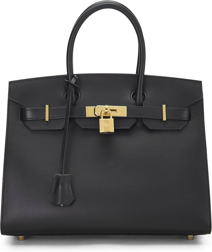 Amazon.com: Hermès, Pre-Loved Black Box Birkin 30, Black : Luxury Stores | Amazon (US)