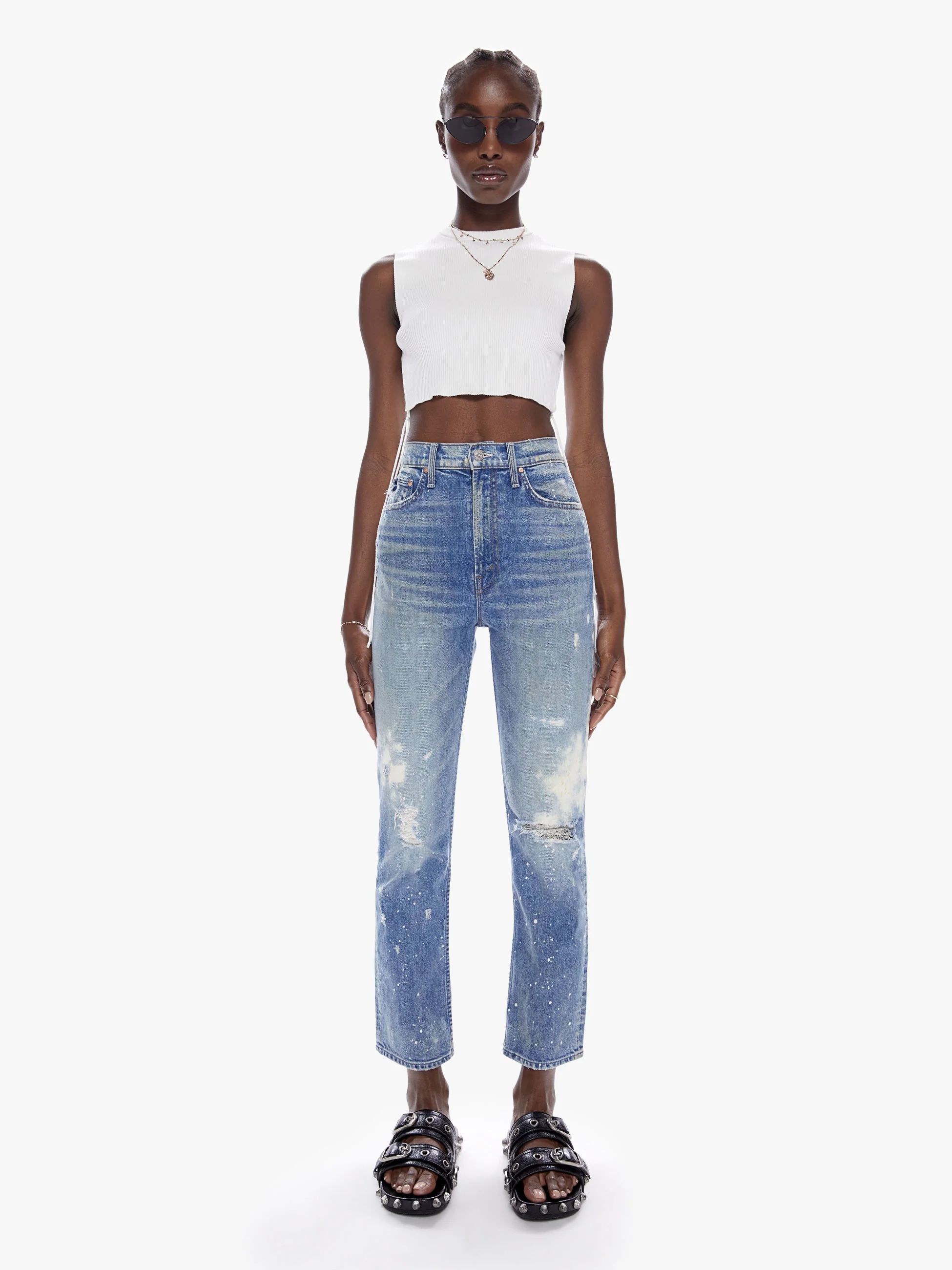 High Waisted Rider Ankle | Mother Denim