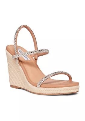 Udell Rhinestone Wedge Sandals | Belk