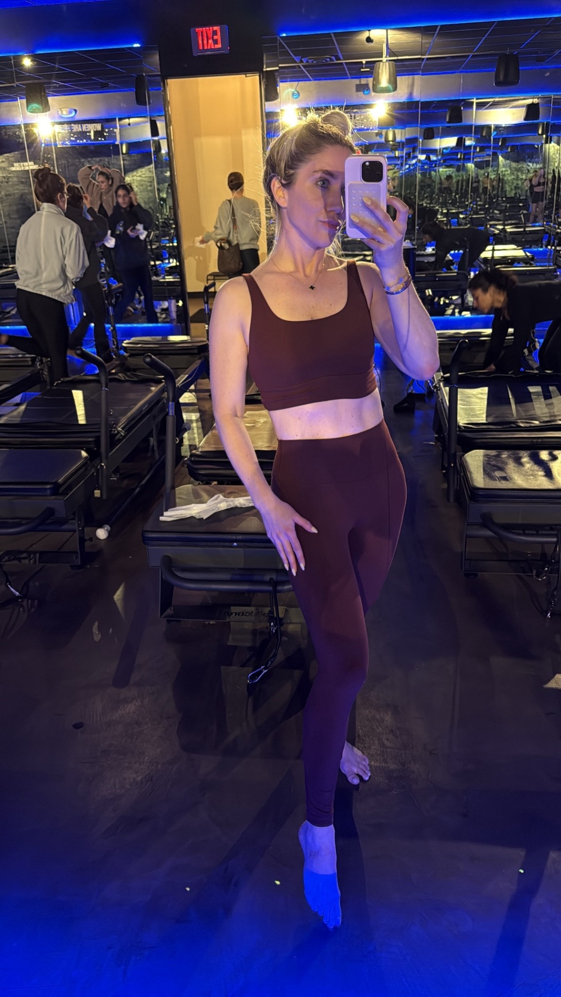 Not the best shot of the color but this red merlot is amazing and this set is so soft and flattering 