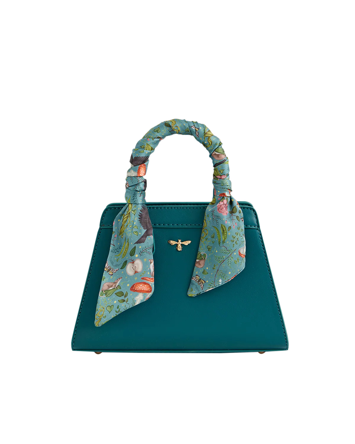 Mermaid Teal Alice Structured Tote | Into The Woods Collection | Fable England | Fable England