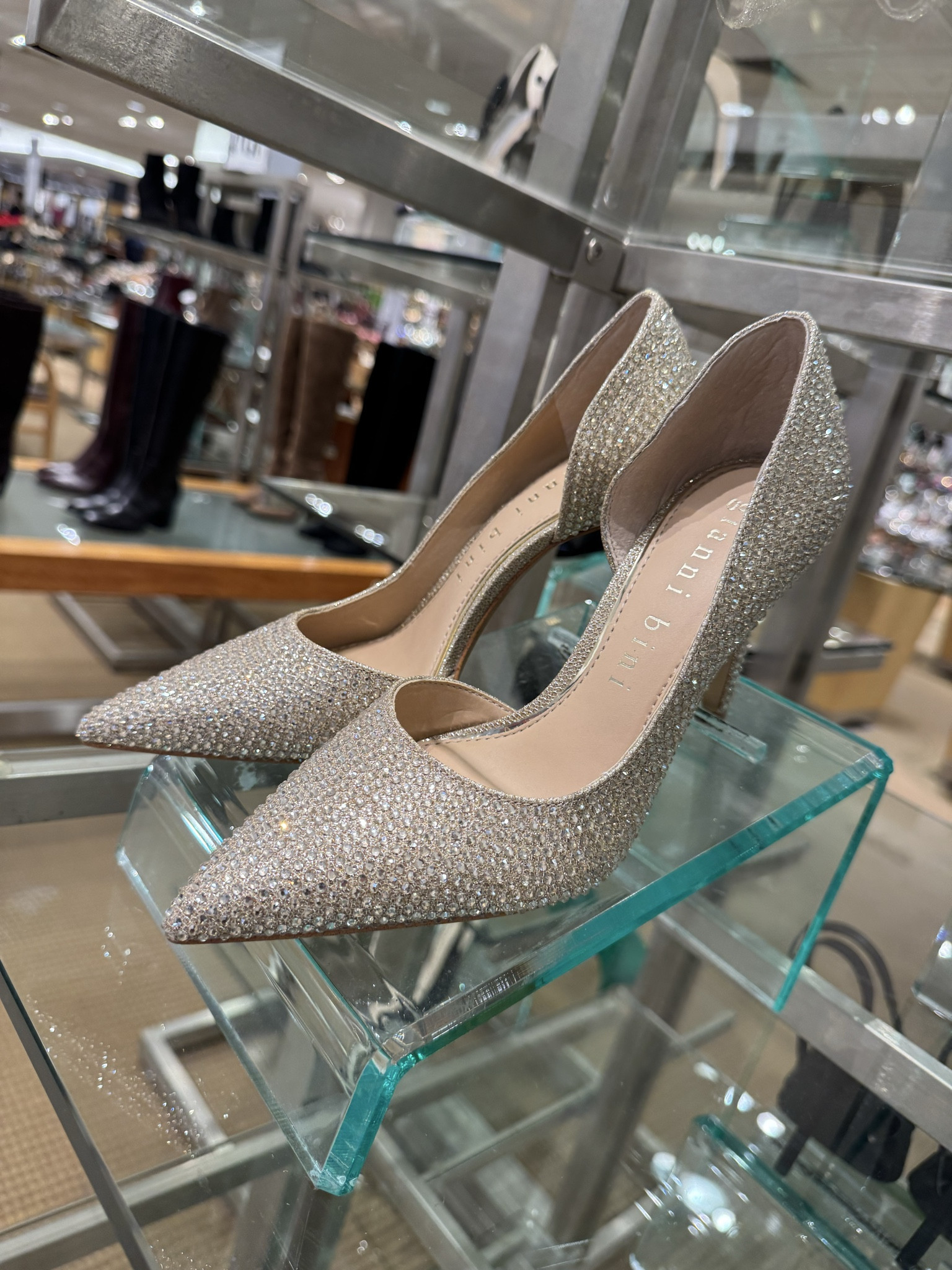 Gianni Bini, the Therry Rhinrstone d'Orsay Stiletto Pumps feature:
A great shoe for a wedding, holiday party or with your jeans on date night. 

#LTKOver40 #LTKHoliday #LTKWedding